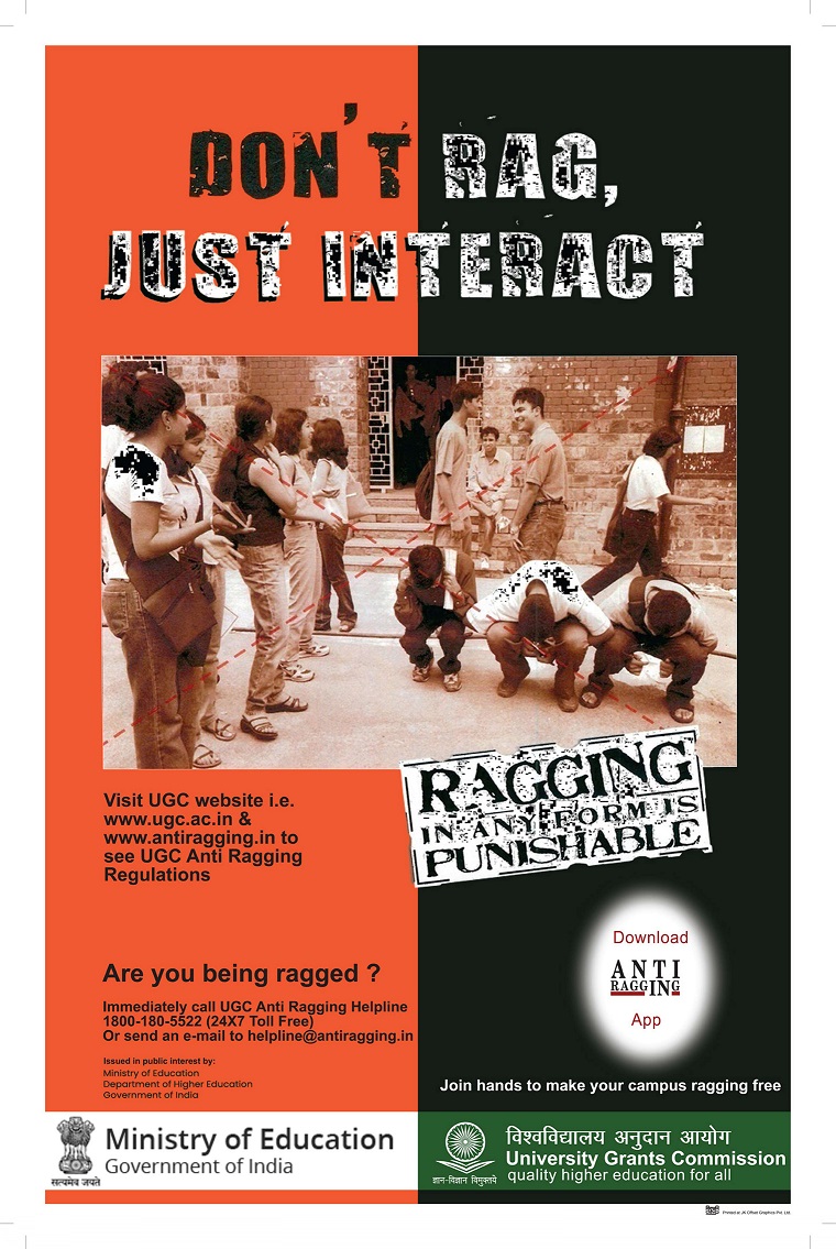 Anti-Ragging Awareness Poster 3